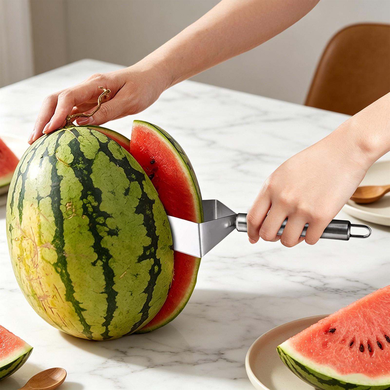 Watermelon Slicer Cutter - Cortador de sandía de acero inoxidable,