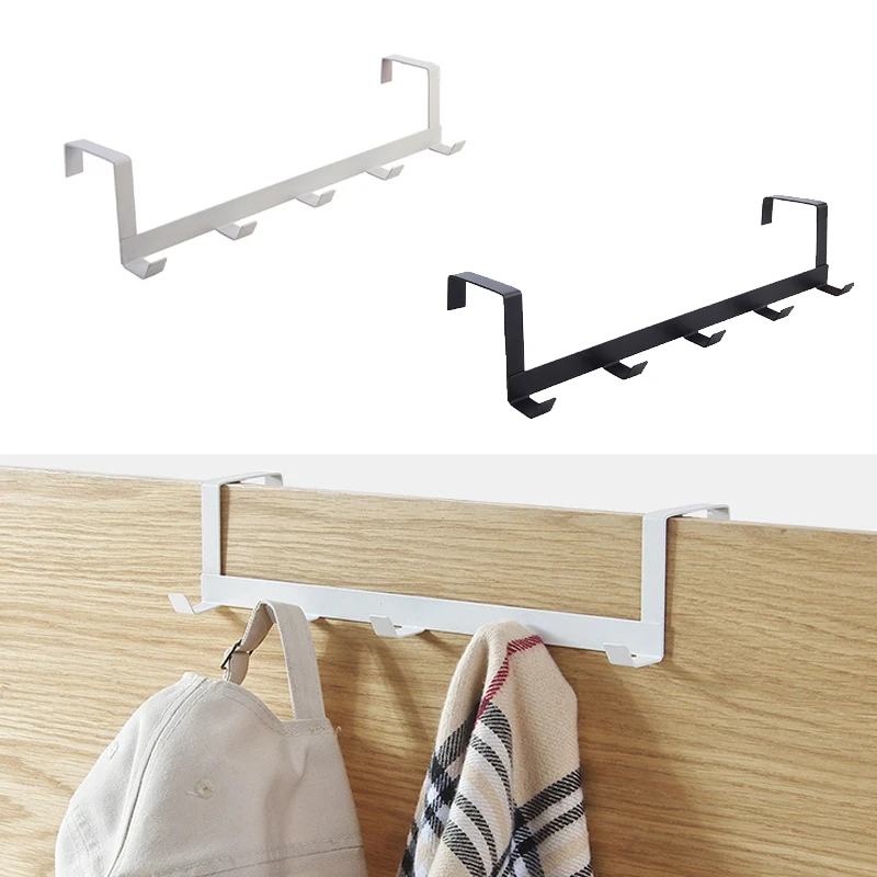 Kitchen Gadgets Storage Ideas - Ganchos sobre la puerta, 5 ganchos