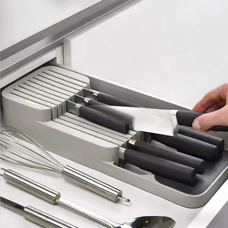 Kitchen Gadgets Storage Ideas - Práctica caja de almacenamiento para cuchillos