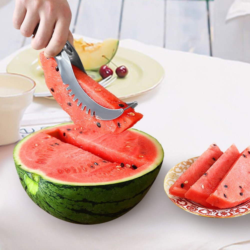 Watermelon Slicer Cutter - Rebanador de sandía de acero inoxidable,