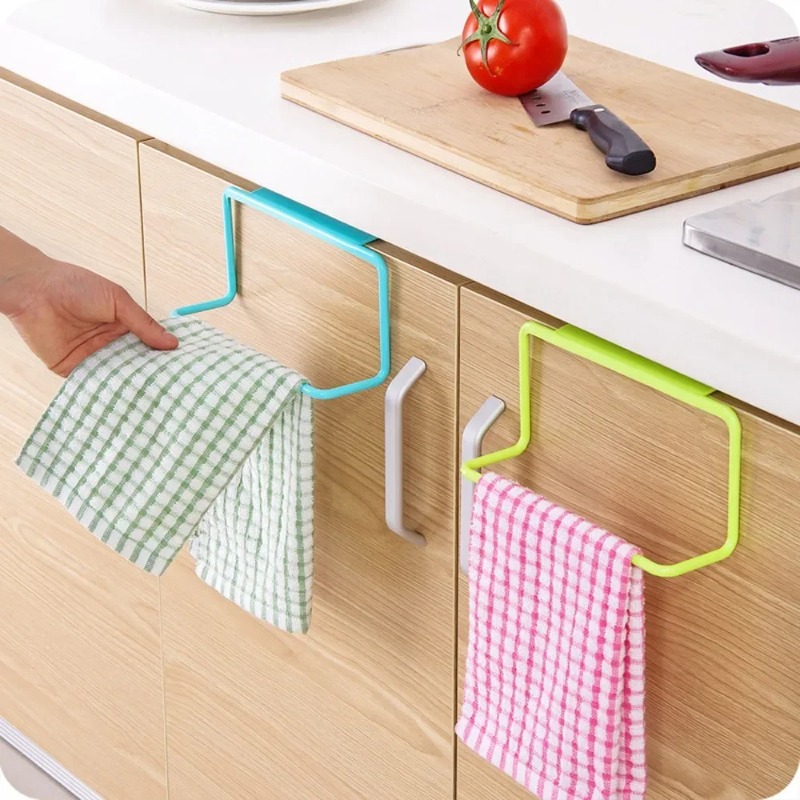 Kitchen Gadgets Storage Ideas - Soporte colgante de plástico, toallero multifunción,