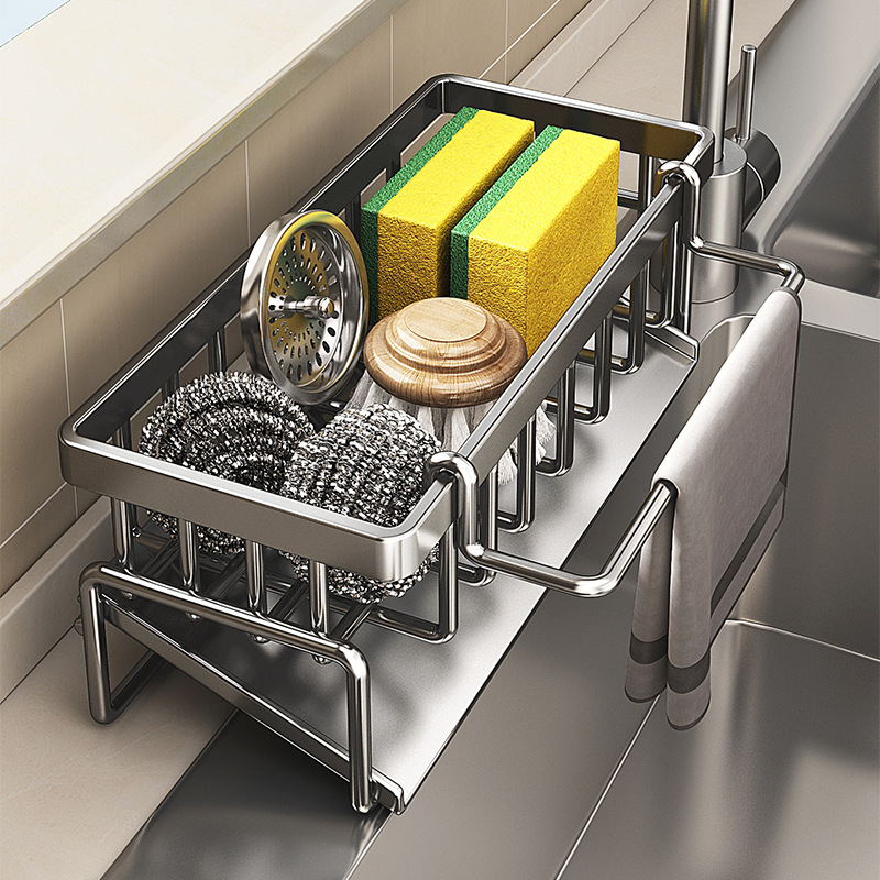 Kitchen Gadgets Storage Ideas - Estante compacto para especias que se