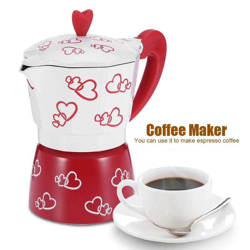 French Press Coffee Maker - Cafetera de aluminio de tipo italiano,