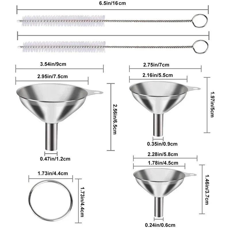Juego de embudos de cocina de  - Kitchen Gadgets Small reseña y precio