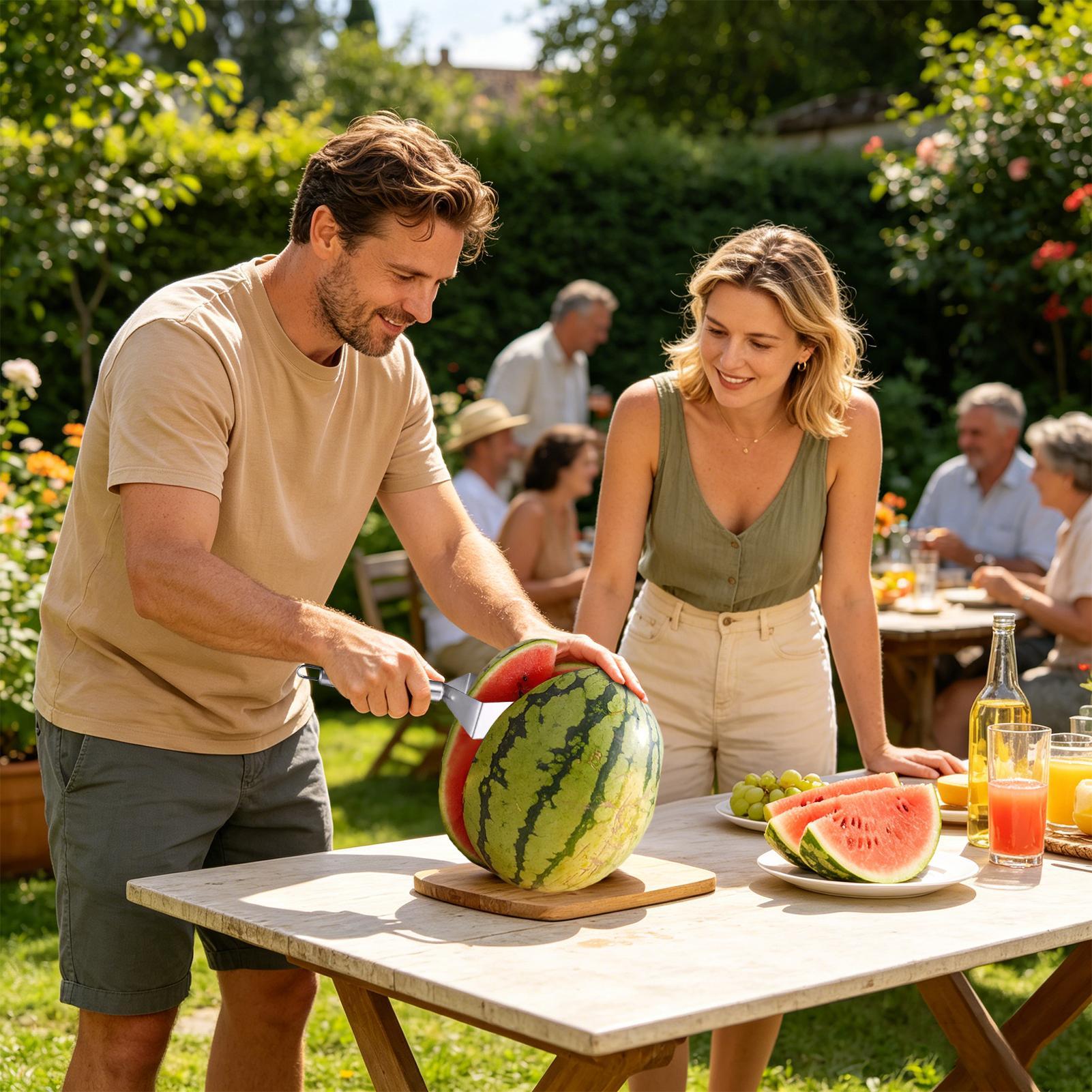 Cortador de sandía de acero in - Watermelon Slicer Cutter reseña y precio
