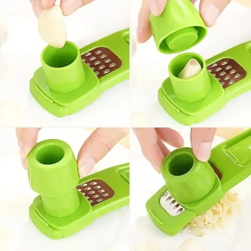 Picador de ajo manual de 1 a 4 - Kitchen Gadgets Garlic reseña y precio