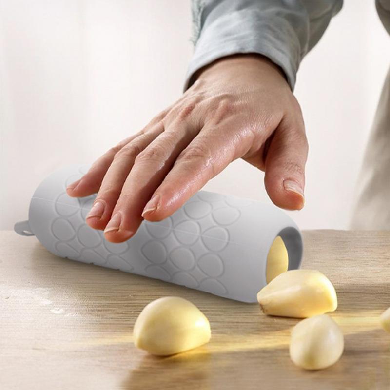 Tubo pelador de ajo de silicon - Kitchen Gadgets Garlic reseña y precio