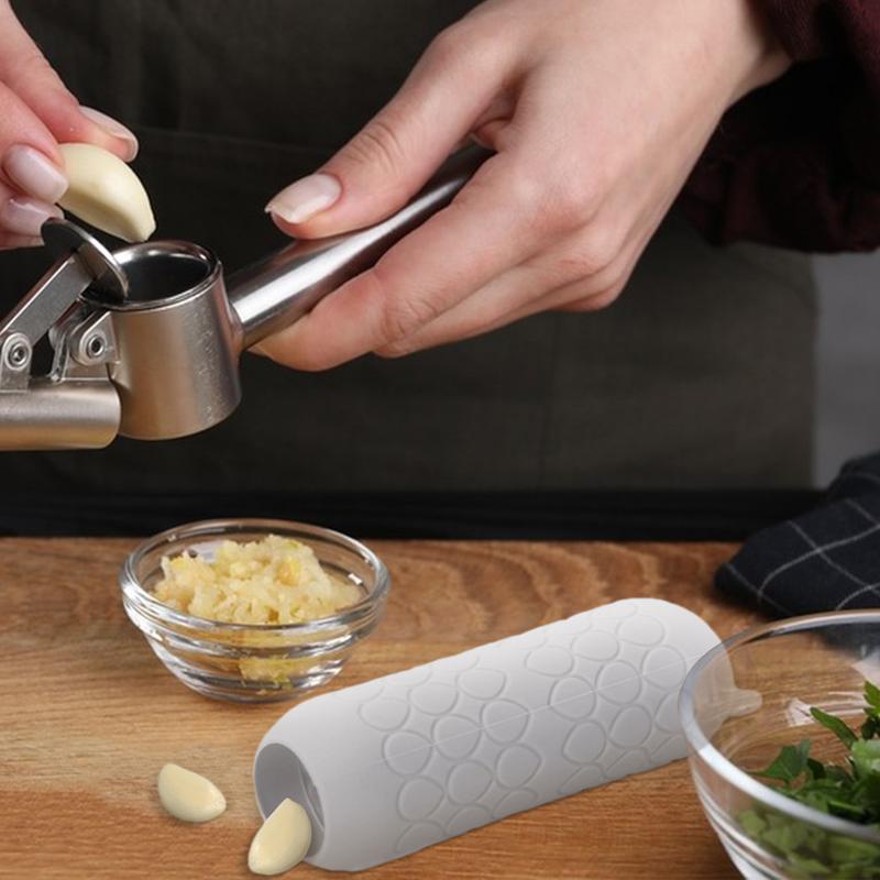 Tubo pelador de ajo de silicon - Kitchen Gadgets Garlic reseña y precio