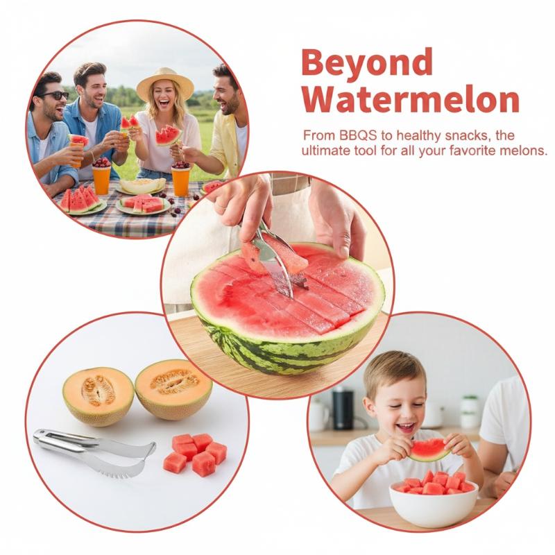Cortador de sandía de acero in - Watermelon Slicer Cutter reseña y precio