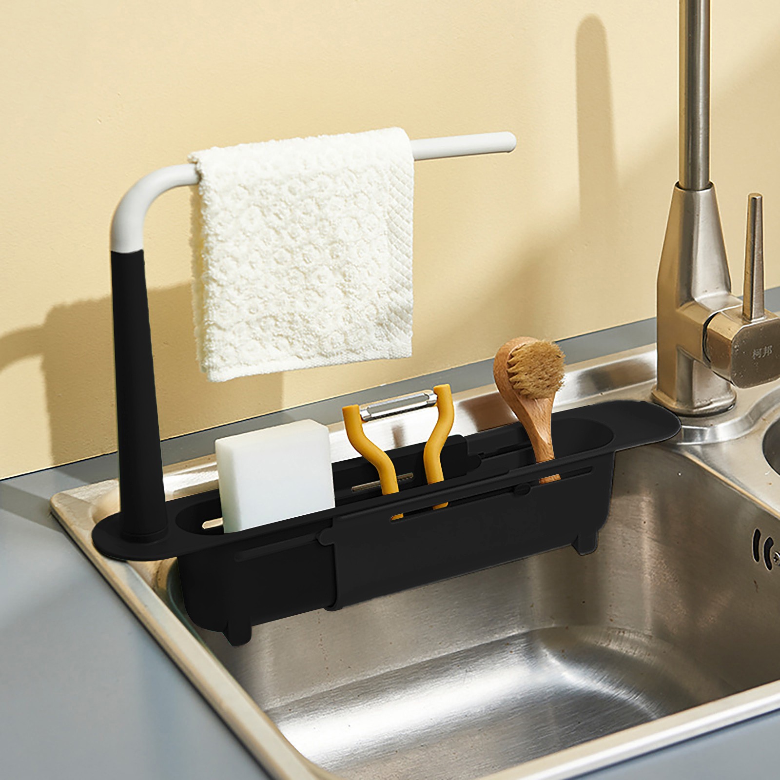 Elescopic-estante escurridor p - Kitchen Gadgets Storage Ideas reseña y precio