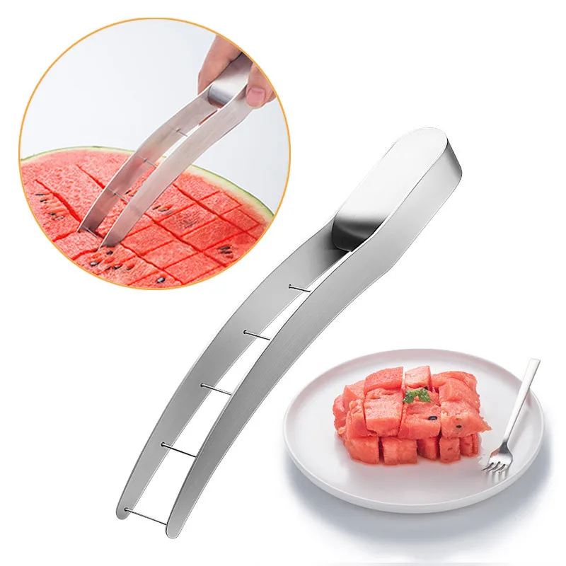 Cuchillo de sandía de acero in - Watermelon Slicer Cutter reseña y precio