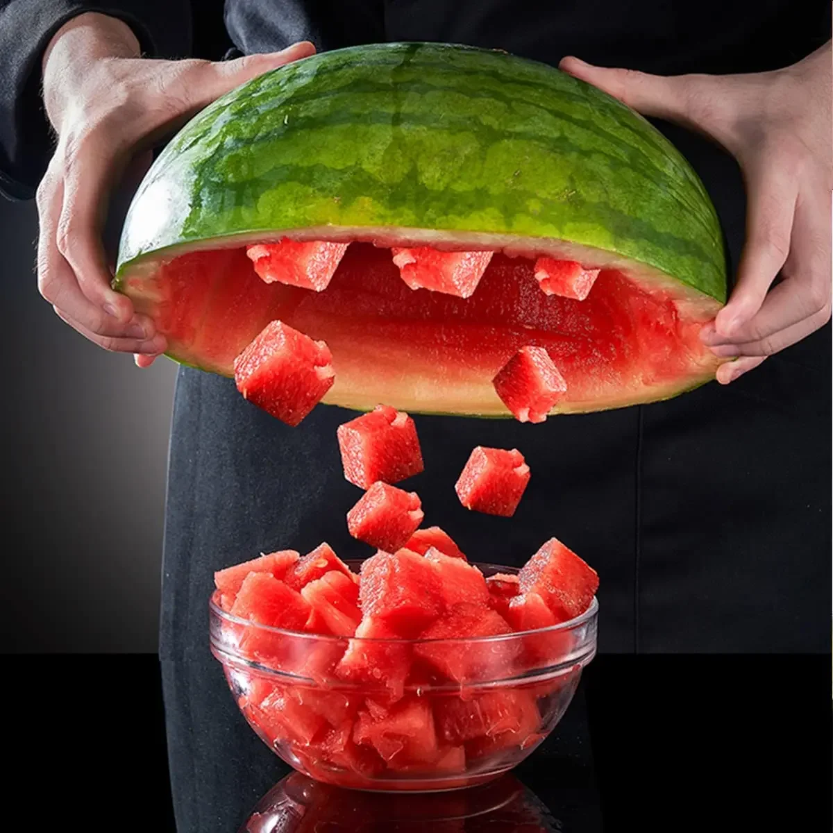 Cuchillo de sandía de acero in - Watermelon Slicer Cutter reseña y precio
