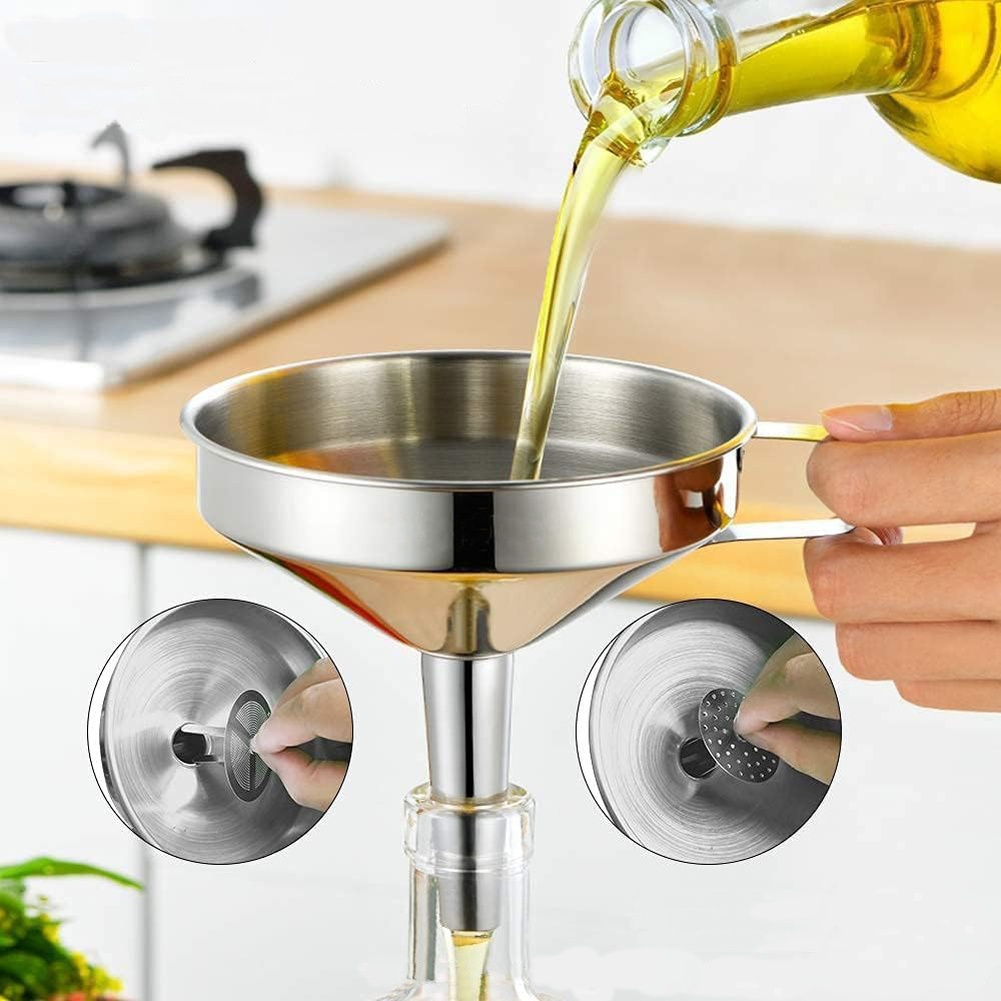 Embudo de acero inoxidable par - Kitchen Gadgets You Need reseña y precio
