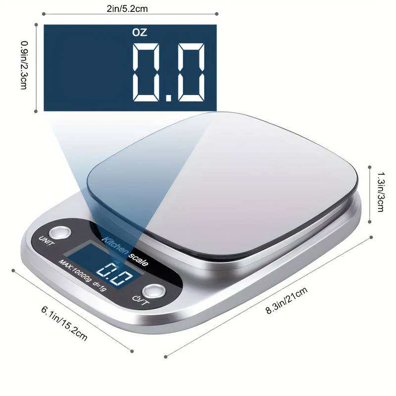 Báscula de Cocina de Alta Prec - Digital Kitchen Scale reseña y precio