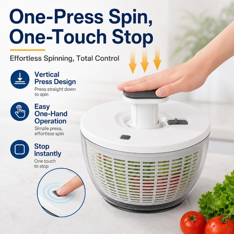 Escurridor de Ensaladas Manual - Salad Spinner reseña y precio