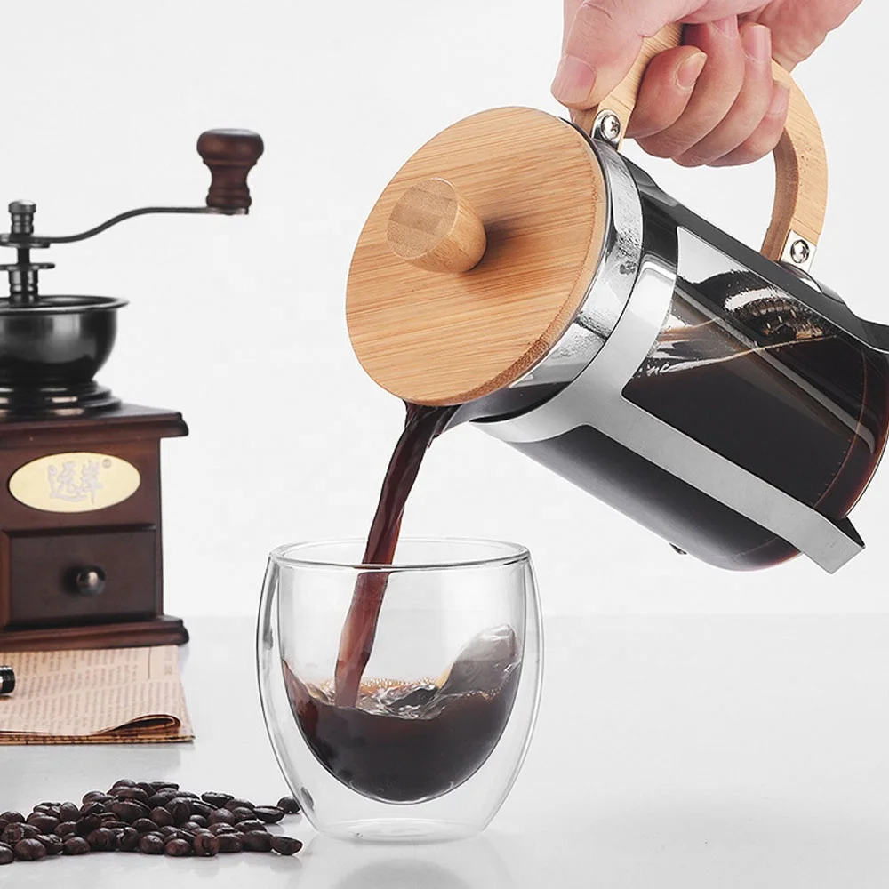 Cafetera/Tetera Francesa de Ac - French Press Coffee Maker reseña y precio