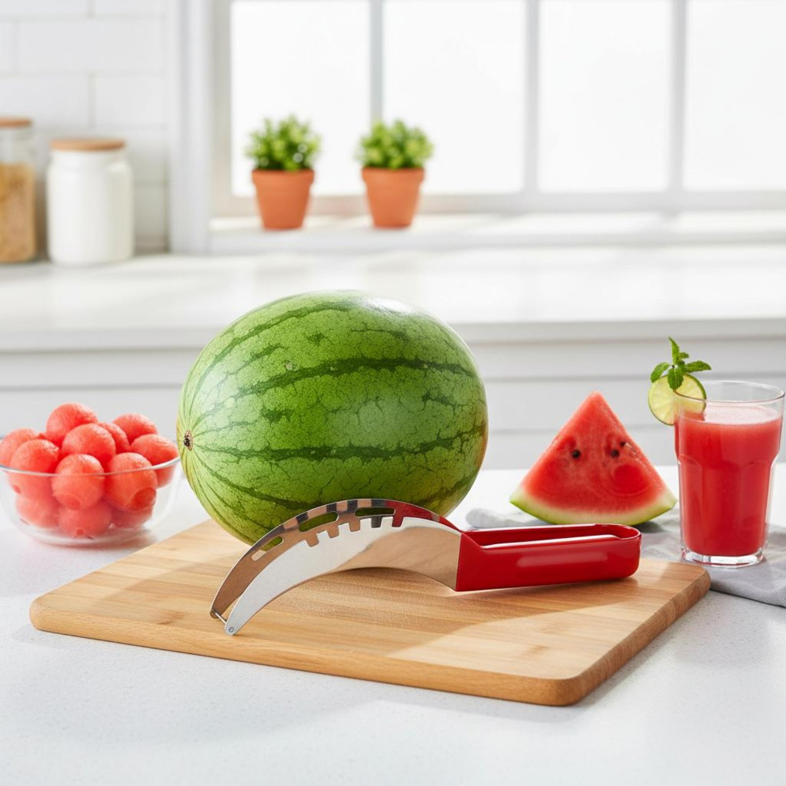 Cortador de sandía en cubos, m - Watermelon Slicer Cutter reseña y precio
