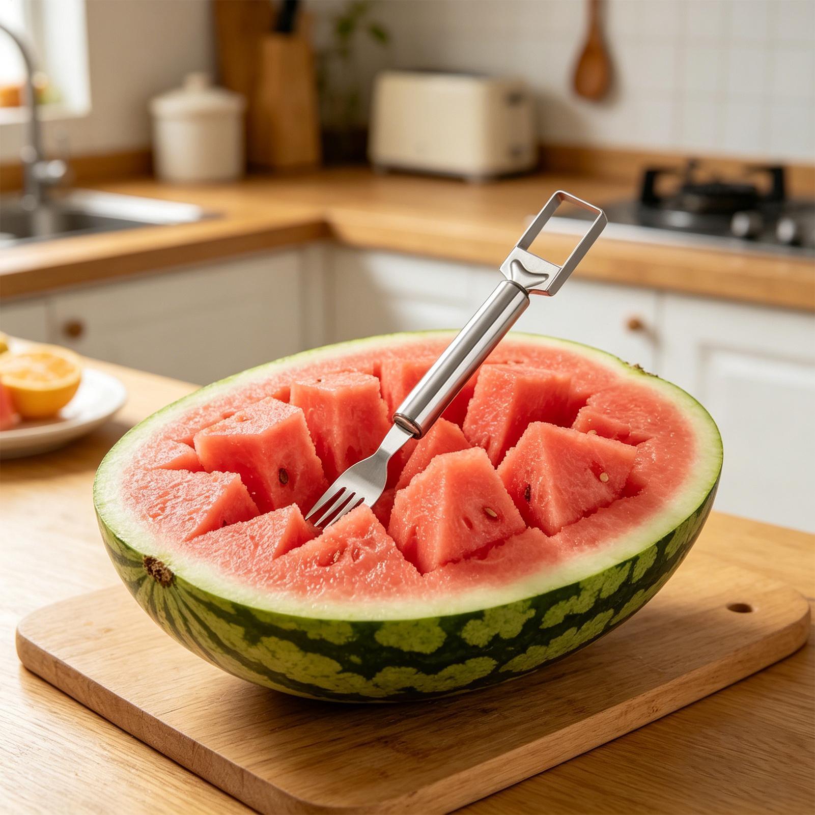 Cortador de sandía con doble c - Watermelon Slicer Cutter reseña y precio