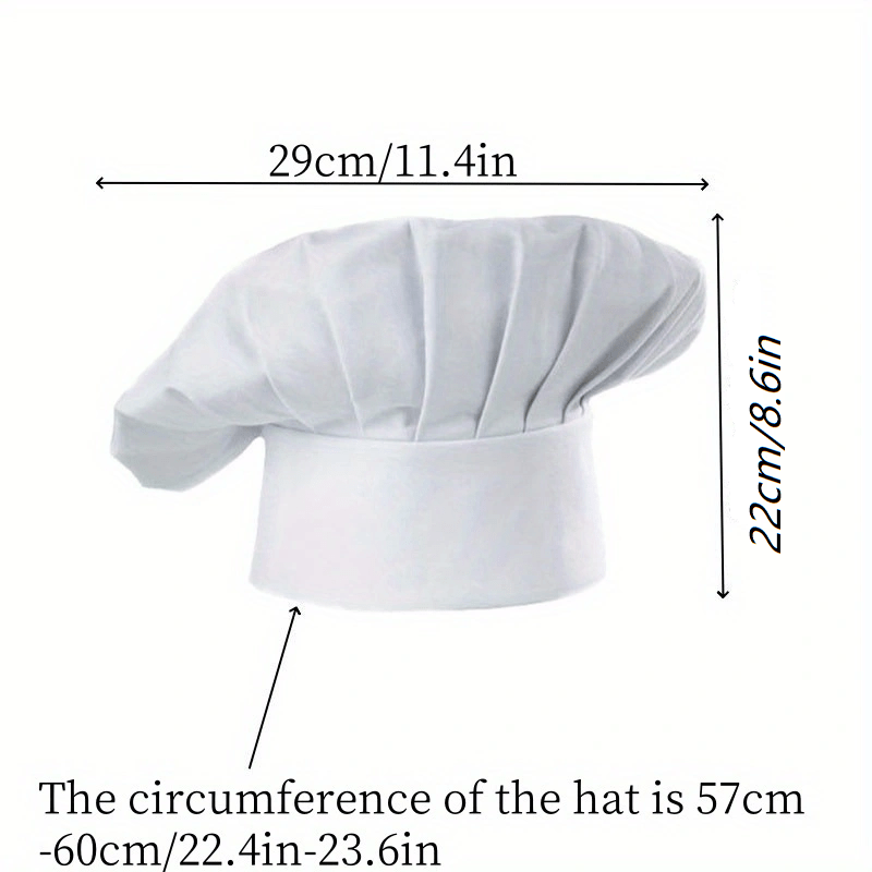 Gorro de Chef para Adultos, 3  - Kitchen Gadgets You Need reseña y precio