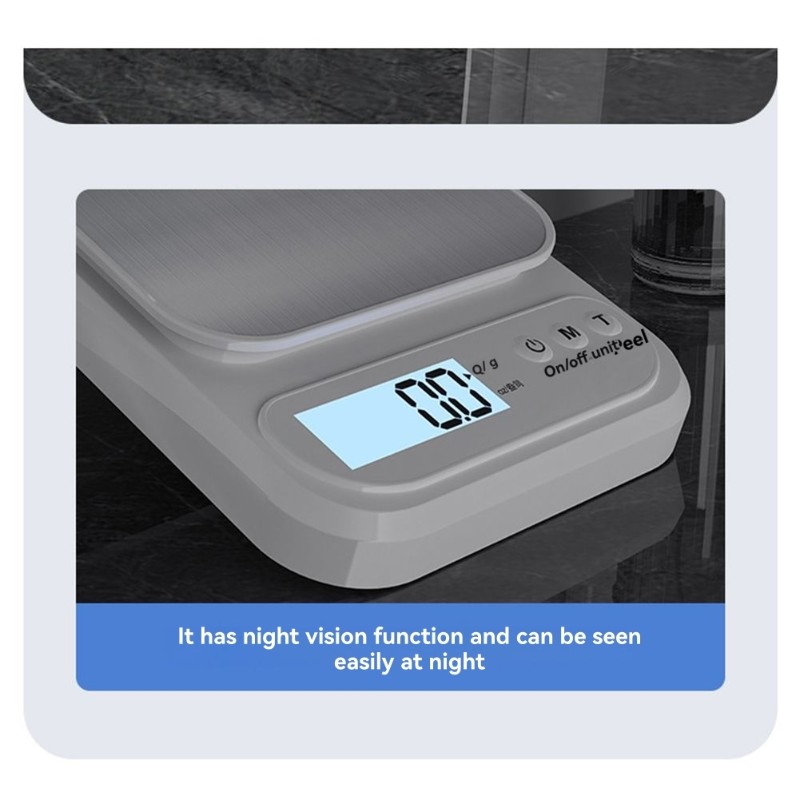 【ESSENTIALS】Báscula digital pa - Digital Kitchen Scale reseña y precio