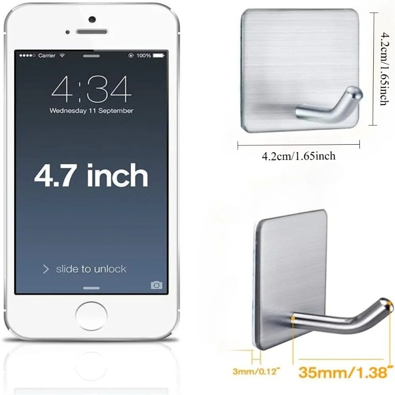 4 Ganchos Autoadhesivos de Ace - Kitchen Gadgets Storage Ideas reseña y precio