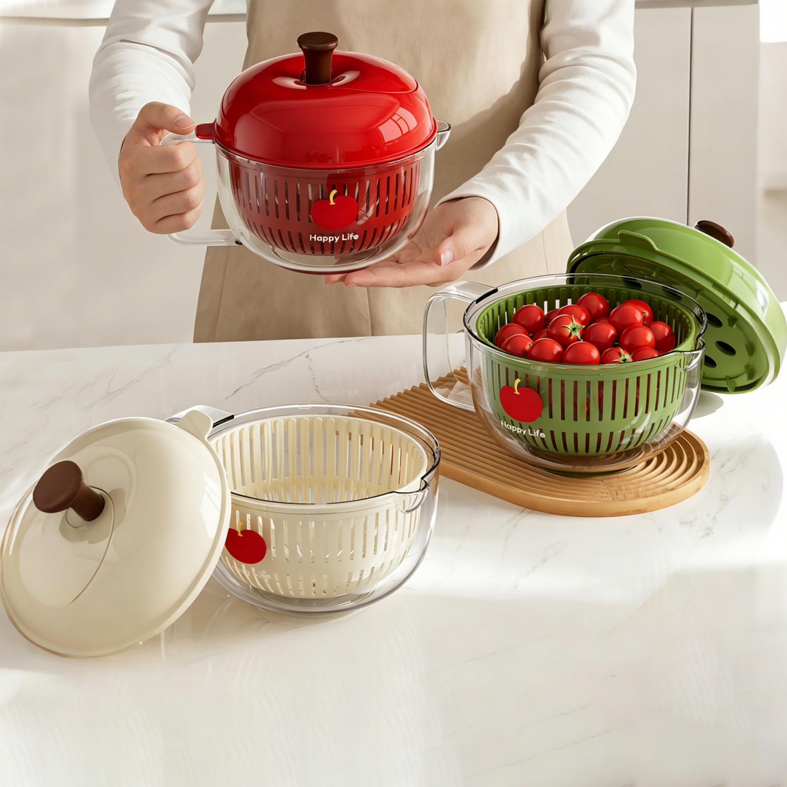 Escurridor de Verduras y Fruta - Salad Spinner reseña y precio