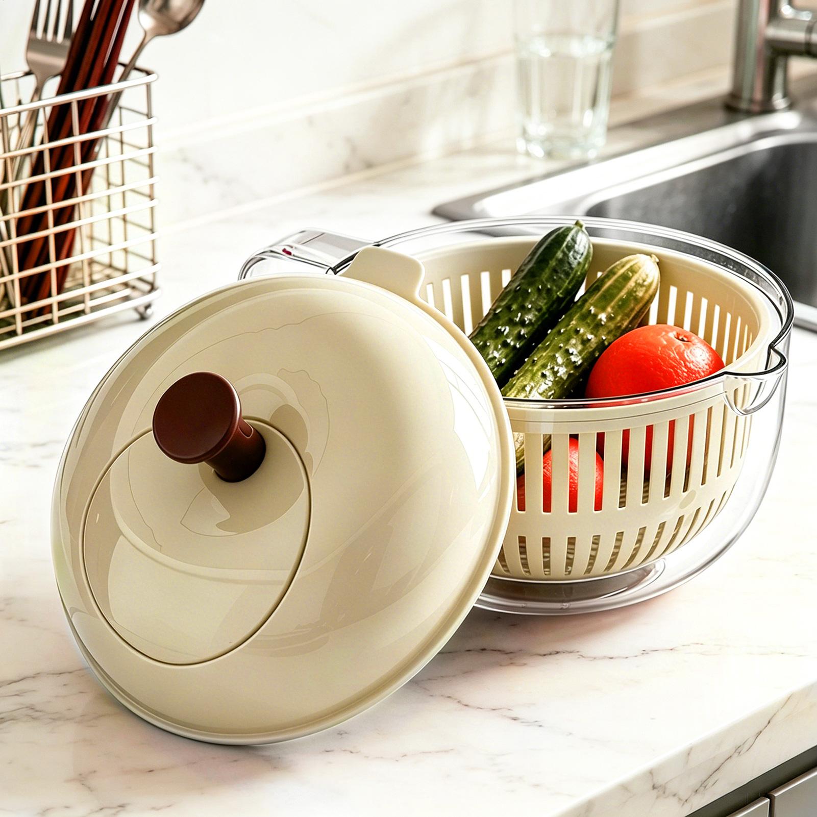 Escurridor de Verduras y Fruta - Salad Spinner reseña y precio