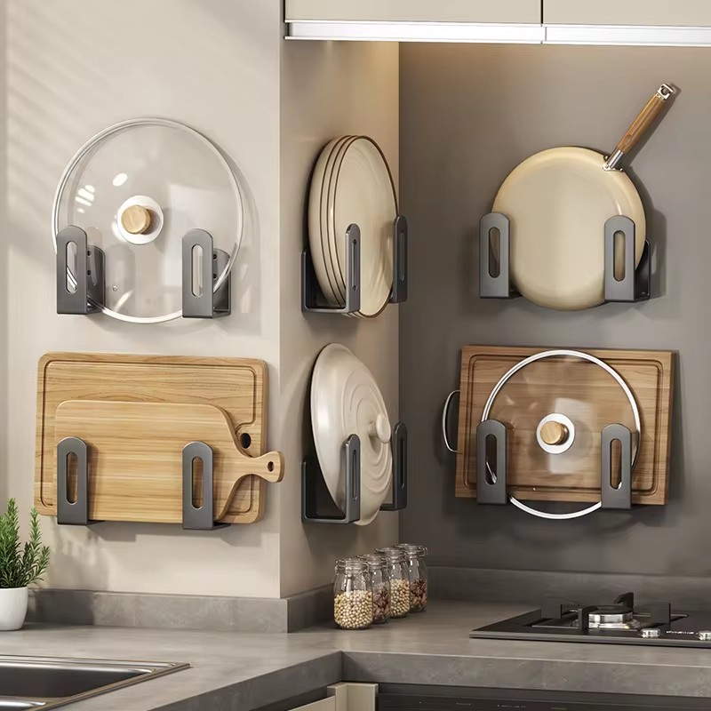 2 unids/set estante para tapas - Kitchen Gadgets Storage Ideas reseña y precio