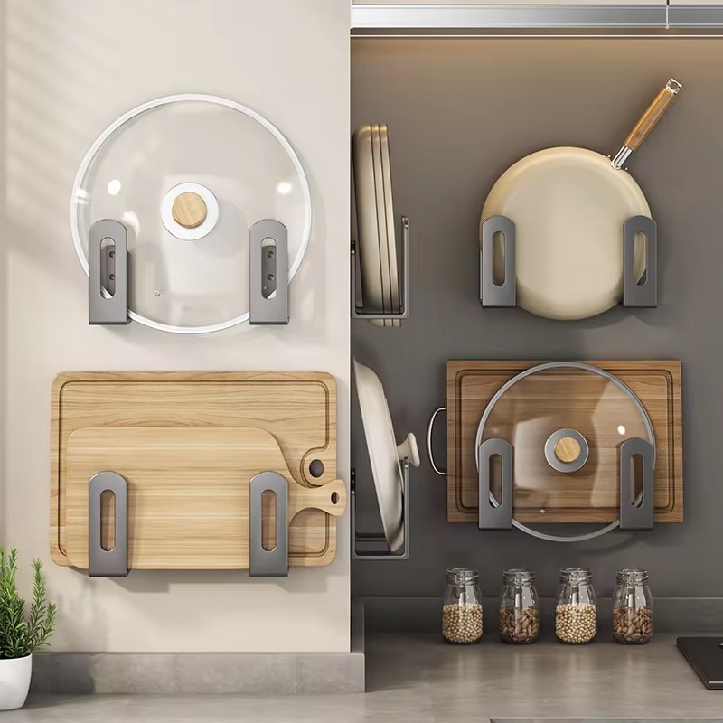 2 unids/set estante para tapas - Kitchen Gadgets Storage Ideas reseña y precio