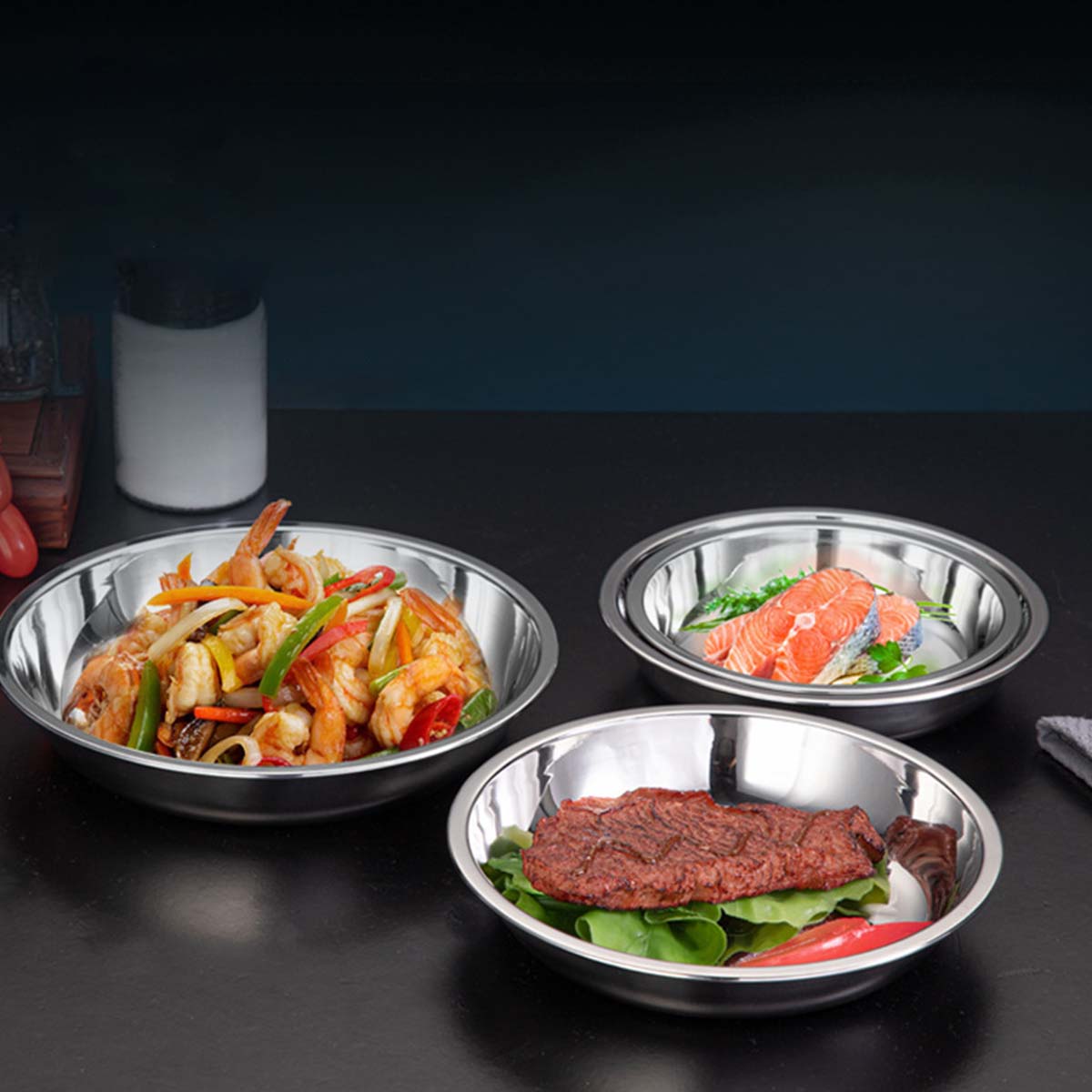 Plato Redondo de Acero Inoxida - Salad Spinner reseña y precio
