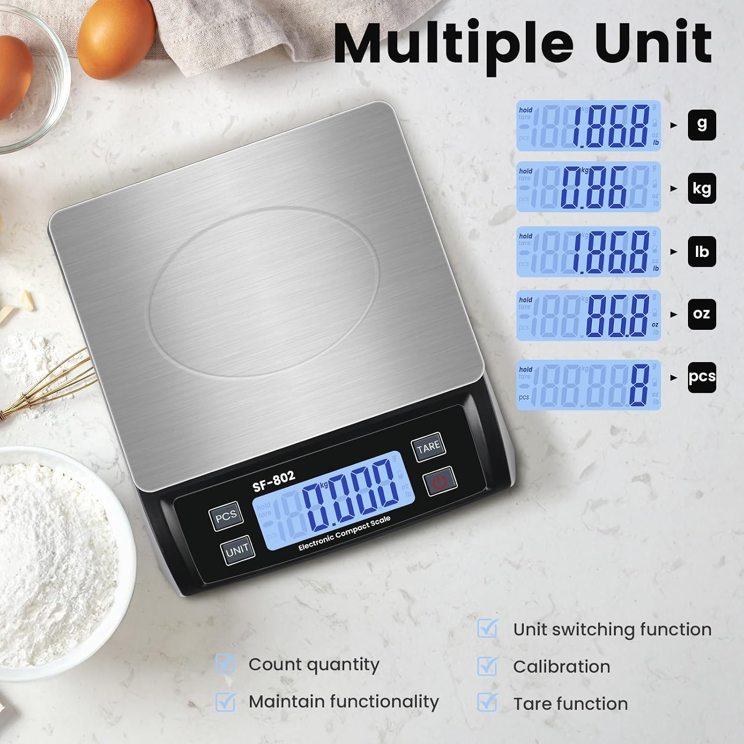 Báscula de Cocina Digital Nuev - Digital Kitchen Scale reseña y precio
