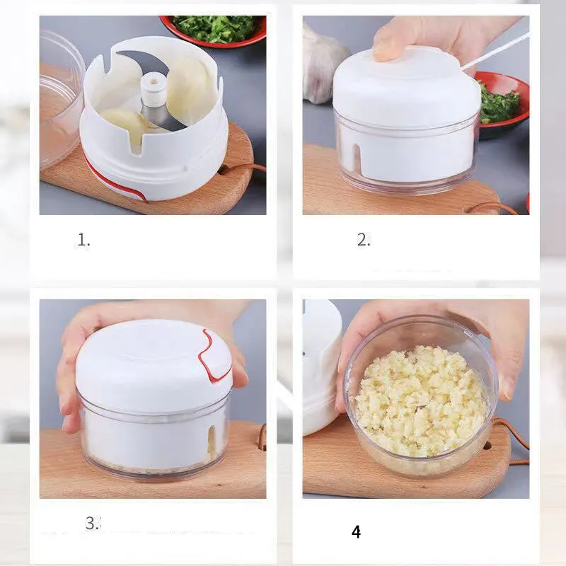 Trituradora de ajo de plástico - Kitchen Gadgets Garlic reseña y precio