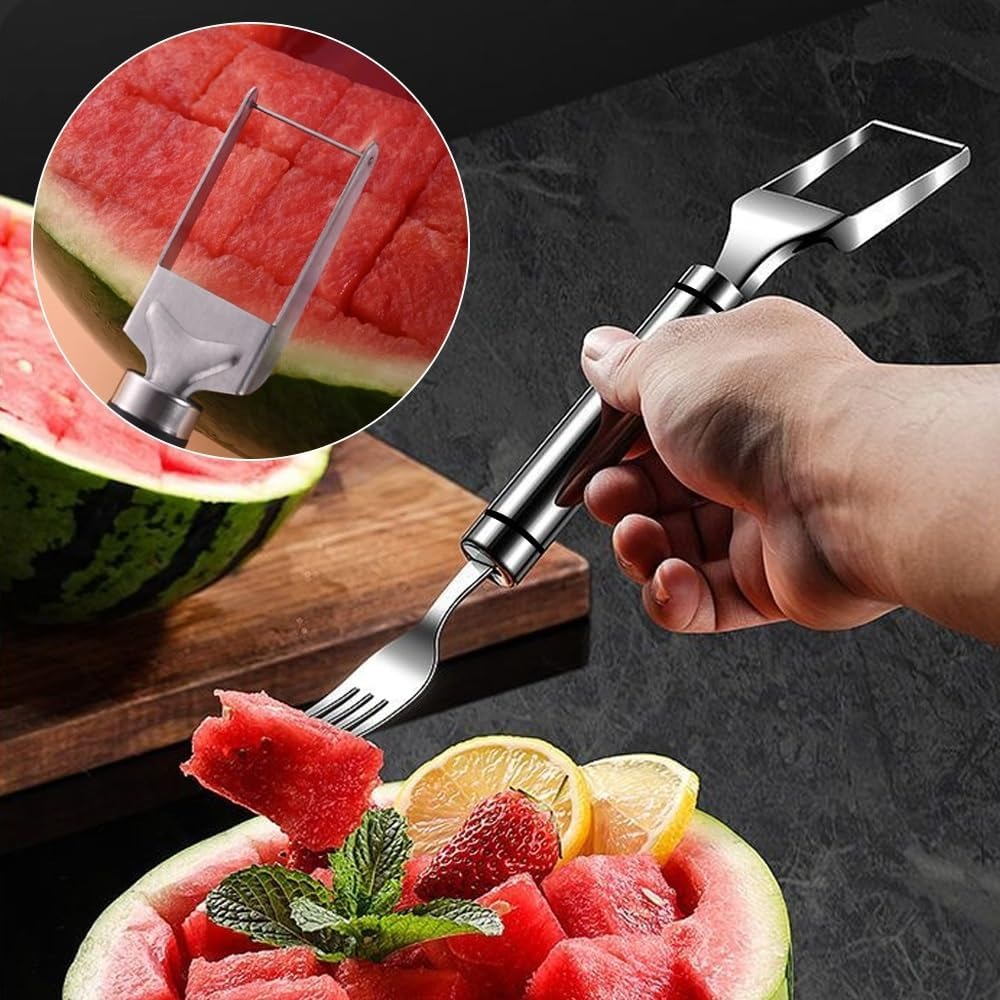 Cortador de Frutas 2 en 1 de A - Watermelon Slicer Cutter reseña y precio