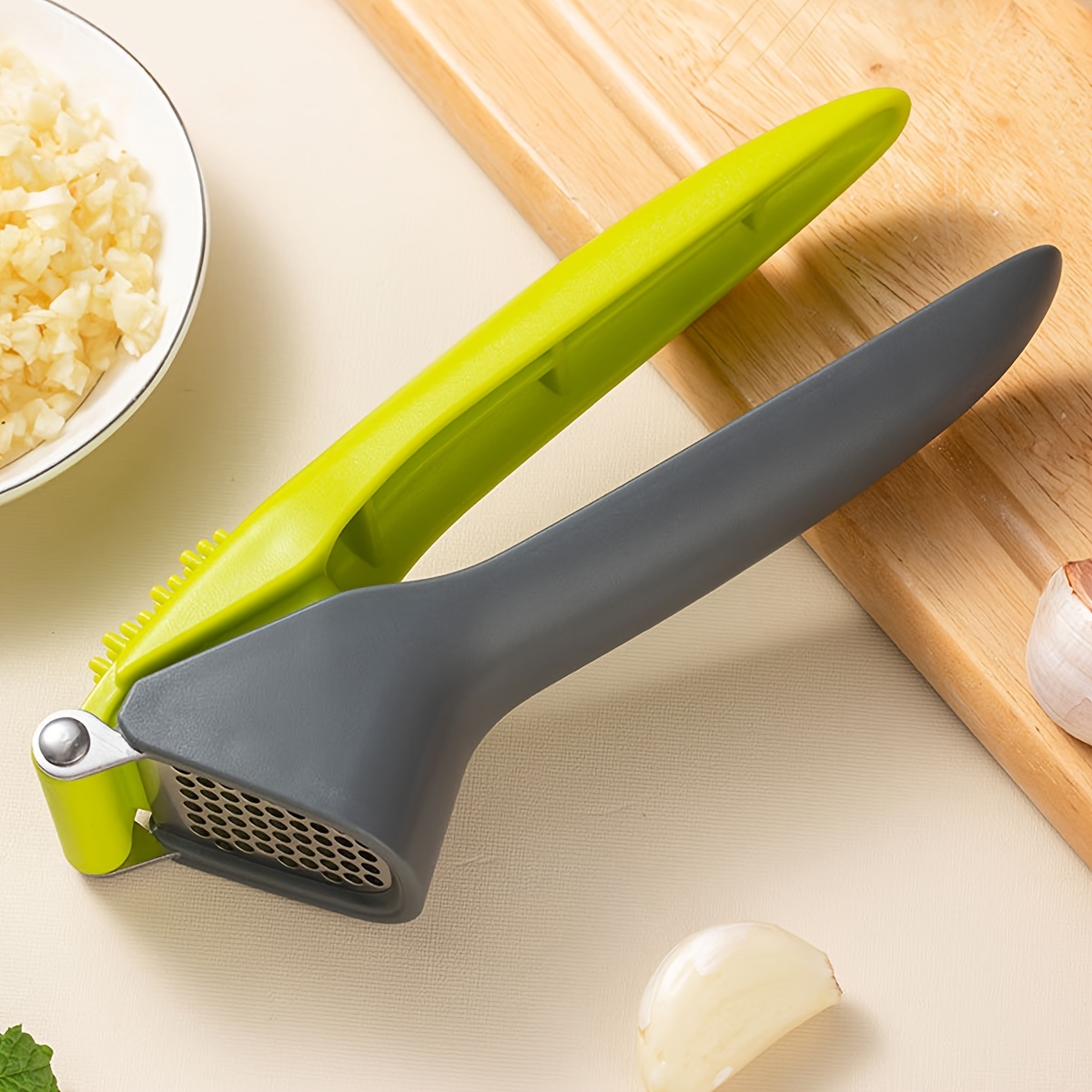 Prensa y picadora de ajo Manua - Kitchen Gadgets Garlic reseña y precio