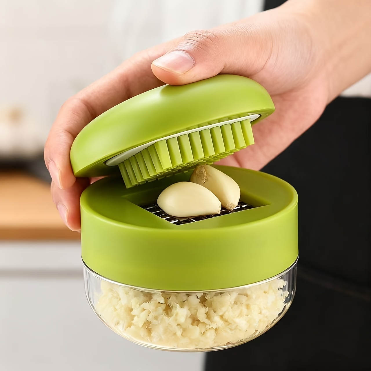 Picador de ajo manual de 1 pie - Kitchen Gadgets Garlic reseña y precio