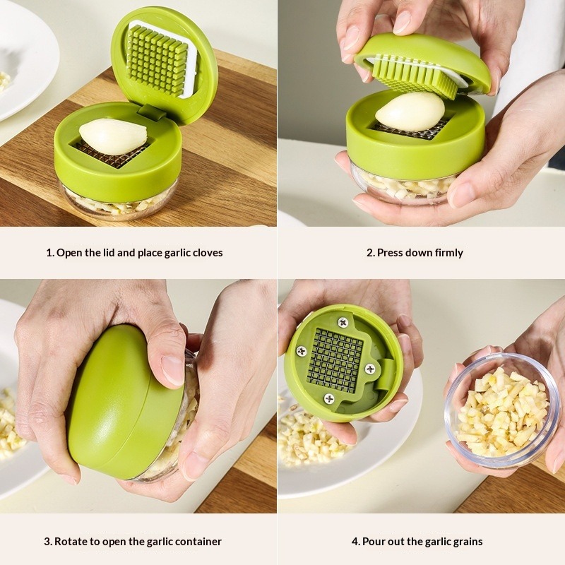 Picador de ajo manual de 1 pie - Kitchen Gadgets Garlic reseña y precio
