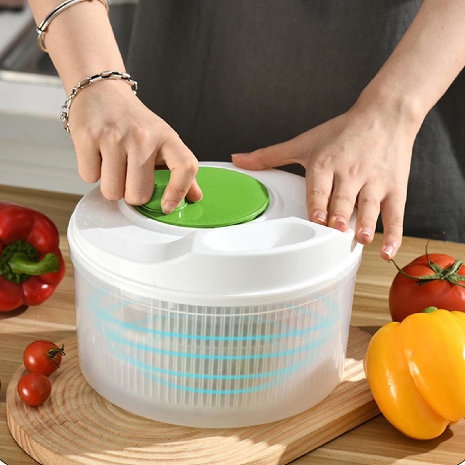 Colador para enjuague de fruta - Salad Spinner reseña y precio