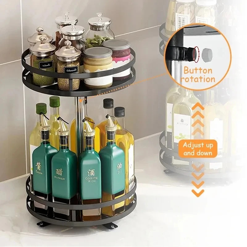 360 ° Organizador giratorio pa - Kitchen Gadgets Storage Ideas reseña y precio
