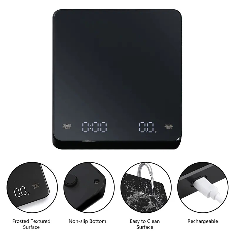 Báscula Digital para Café con  - Digital Kitchen Scale reseña y precio