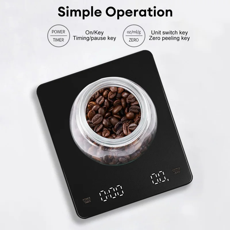 Báscula Digital para Café con  - Digital Kitchen Scale reseña y precio