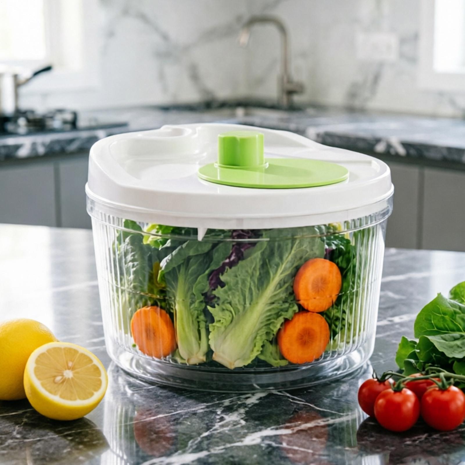 Escurridor de ensalada manual  - Salad Spinner reseña y precio